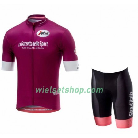 Fietskleding (Fietsshirt + Fietsbroek Kort) 2018 Ronde van Italië N003